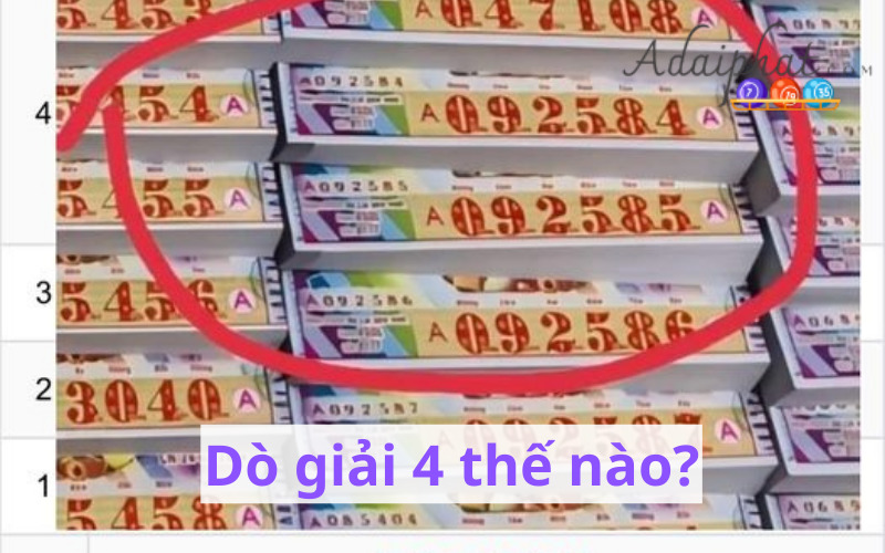 Dò giải 4 thế nào?