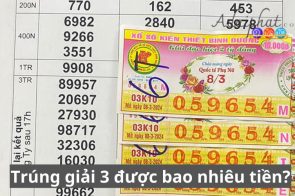 Trúng giải 3 ăn bao nhiêu tiền? Cơ cấu thưởng ra sao?