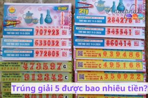 Trúng giải 5 ăn bao nhiêu tiền? Cơ cấu ra sao khi trúng giải?