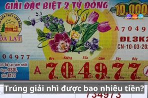 Trúng giải nhì được bao nhiêu tiền? Cơ cấu ra sao?