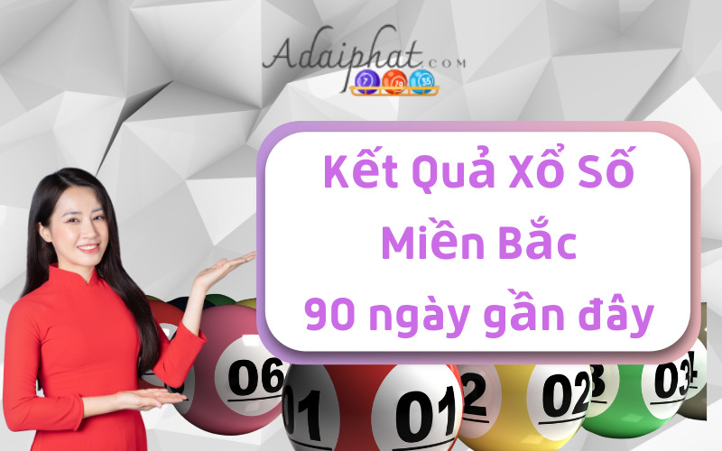 Kết quả xổ số miền Bắc 90 ngày gần đây