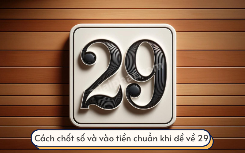 Cách chốt dàn số chuẩn và vào tiền chuẩn khi đề về 29