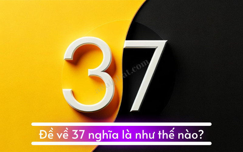 Đề về 37 nghĩa là như thế nào?