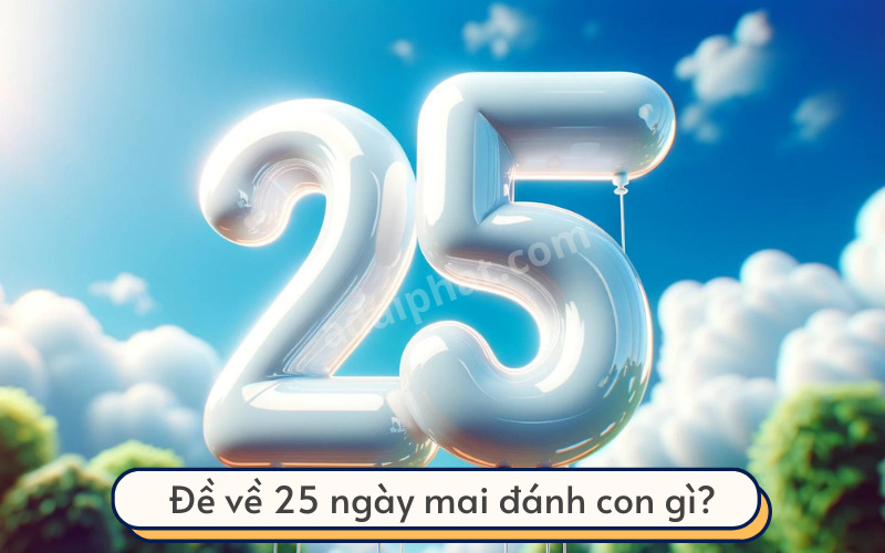 Đề về 25 ngày mai đánh con gì?